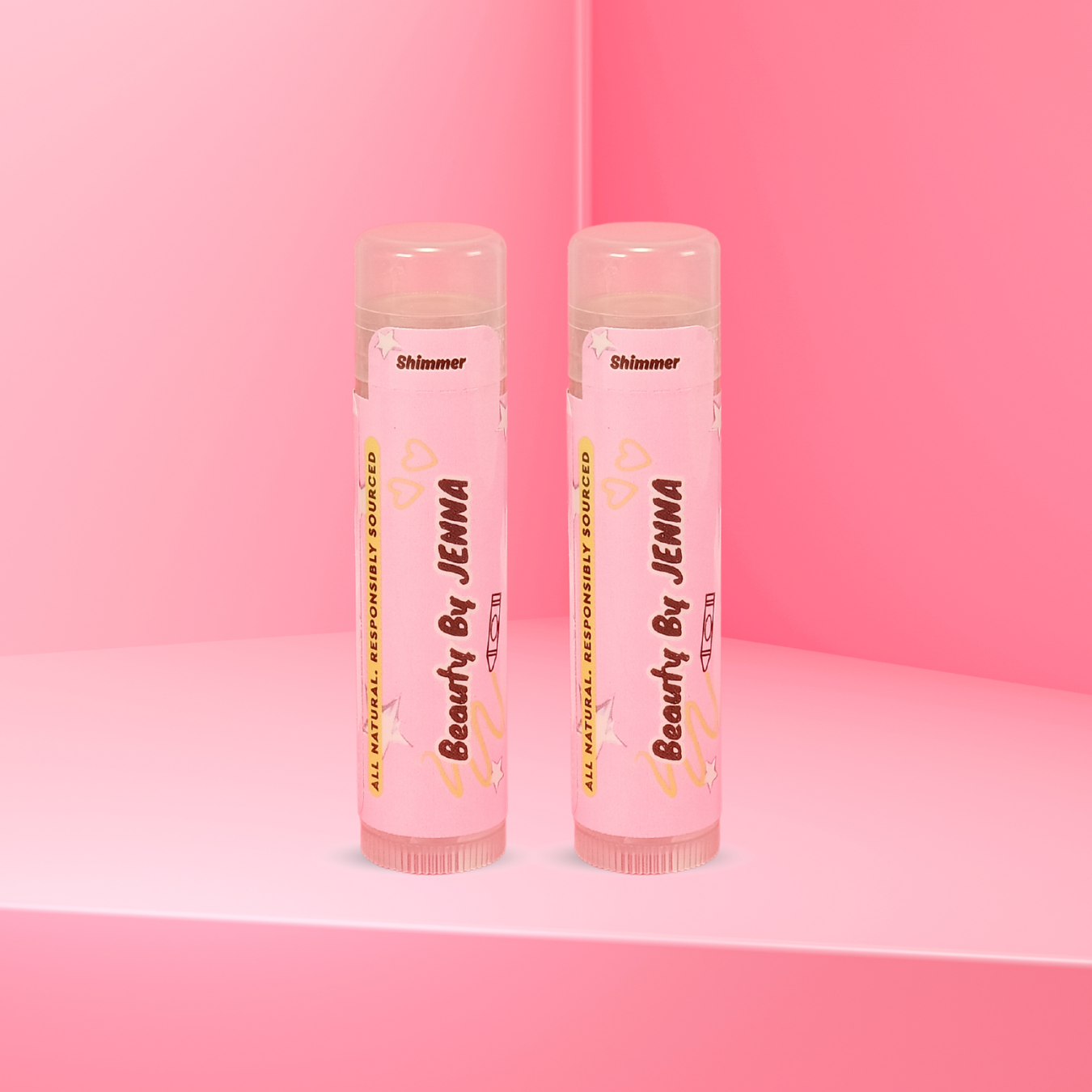 2 Pack - Shimmer Tinted Lip Balm