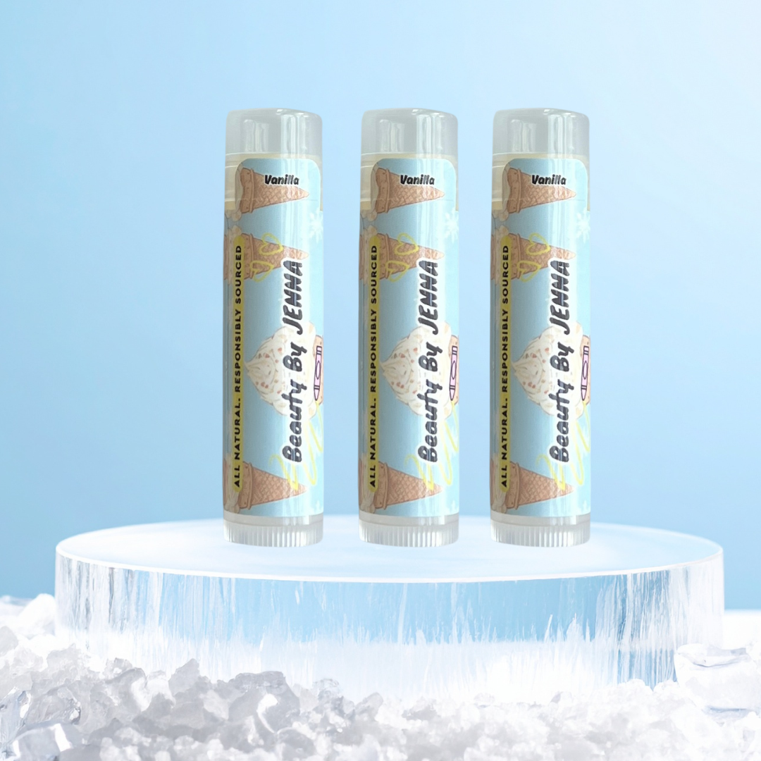 Vanilla Lip Balm: 3 Pack