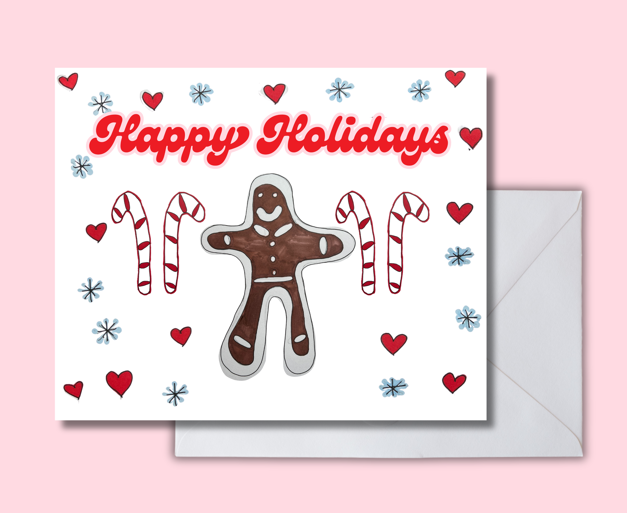 Candy Cane Lane Holiday Card Set — 5 Pack