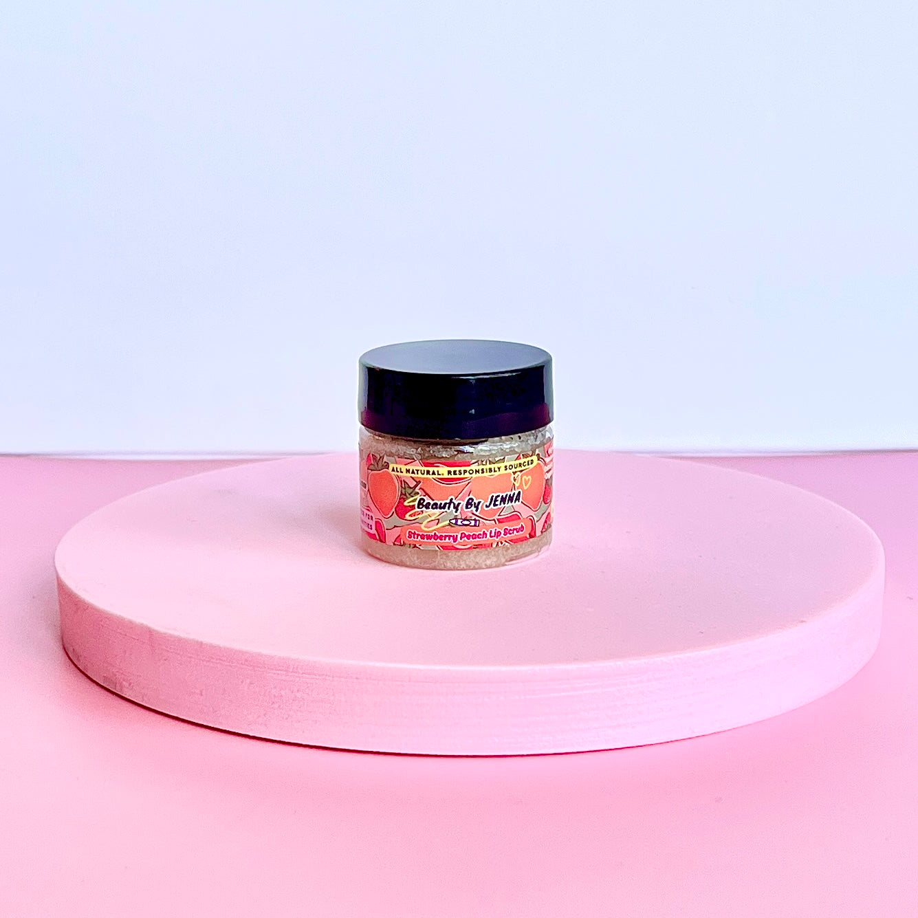 Organic Strawberry Peach Lip Scrub