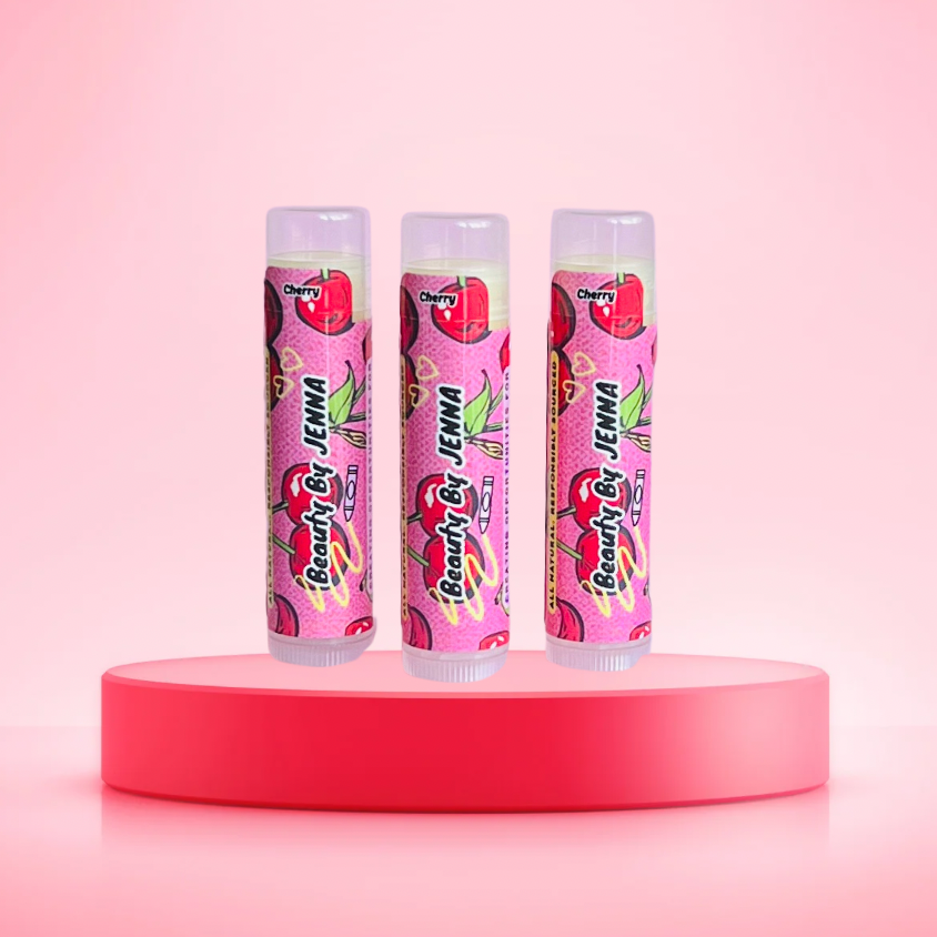 Cherry Lip Balm: 3 Pack