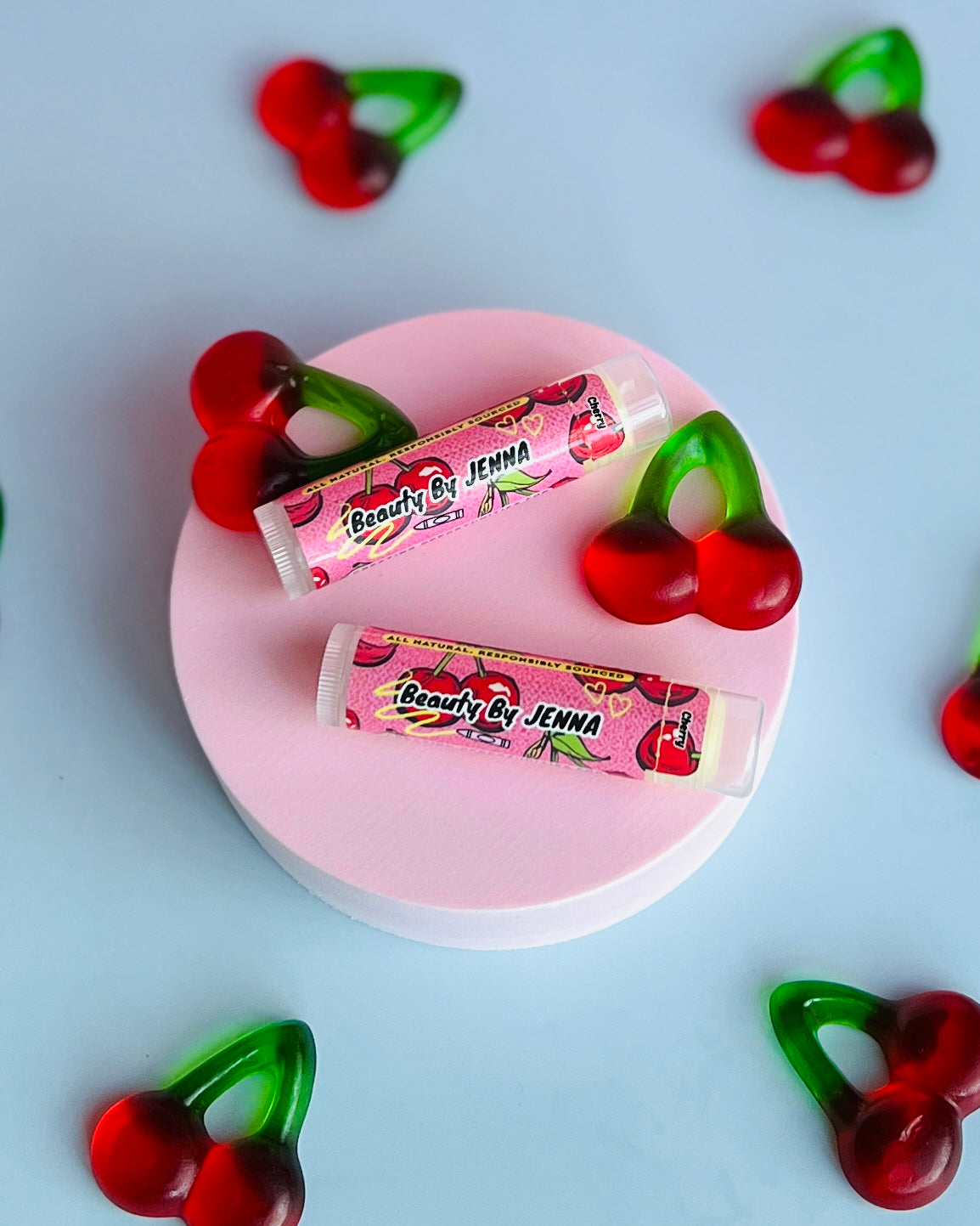 Cherry Lip Balm: 3 Pack