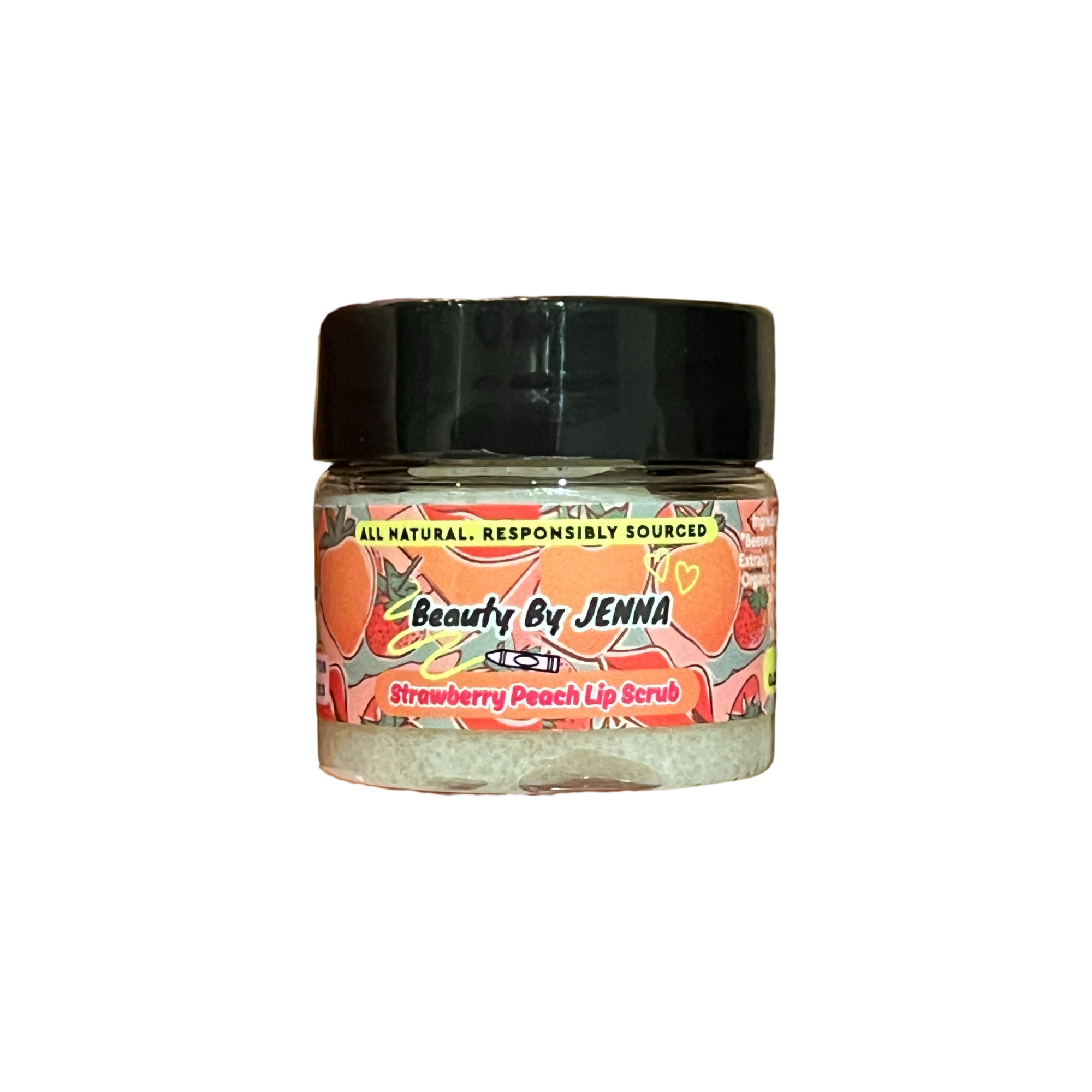 Organic Strawberry Peach Lip Scrub